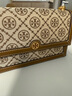 湯麗柏琦（Tory Burch）T MONOGRAM迷你時(shí)尚老花經(jīng)典風(fēng)琴包手提單肩斜挎TB女包七夕禮物 81000-371榛子棕 （22*4*13.5） 曬單實(shí)拍圖