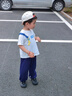 巴帝巴帝夏季嬰幼兒童純棉防蚊褲百搭運(yùn)動長褲男女寶寶童裝 圓標(biāo)小狗 110 曬單實拍圖