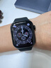Apple/蘋果 Watch Series 10 智能手表GPS款42毫米亮黑色鋁金屬表殼黑色運動型表帶M/L MX1P3CH/B 曬單實拍圖