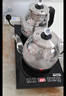 半球（PESKOE）自動(dòng)上水壺 煮茶器電茶爐 一機(jī)雙爐 高硼硅玻璃電水壺+噴淋煮茶器 一鍵全自動(dòng)上水燒水  HY-30 曬單實(shí)拍圖
