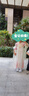 安妮優(yōu)兒中秋節(jié)漢服女童連衣裙兒童中國風(fēng)古裝超仙唐裝公主裙子 粉色  130 曬單實拍圖