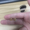 中國黃金（CHINA GOLD）黃金耳釘女足金織夢網(wǎng)耳釘純金耳環(huán)耳飾七夕情人節(jié)生日禮物送女友 足金織夢網(wǎng)耳釘一對-約0.95g 曬單實拍圖