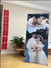 AI結婚迎賓海報婚禮易拉寶結婚迎賓牌定制設計婚紗照大海報展架制 X展架+進口高光【90%新人選擇】 高清60x160 曬單實拍圖