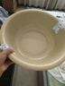 妙然臉盆34cm2個(gè)裝加厚洗臉盆嬰兒盆耐摔家用泡腳塑料盆洗菜盆面盆 曬單實(shí)拍圖