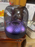 哈曼卡頓（Harman/Kardon）琉璃4代 360度環(huán)繞立體聲 菱形氛圍燈效 下沉式低音炮 桌面藍牙音箱 Aura Studio4黑色 曬單實拍圖
