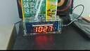 數(shù)字電子時(shí)鐘制作套件電子DIY散件電路板元器件電子焊接套件實(shí)驗(yàn) 紅色顯示全套散件+外殼HU-004簡(jiǎn) 曬單實(shí)拍圖