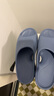 科柔（KENROLL）男女款家居浴室防滑拖鞋舒適包裹輕便涼拖鞋 水藍色 42-43(265mm) 曬單實(shí)拍圖