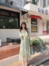 香影薄款針織小開(kāi)衫女2026春新款短外套木耳邊綠色長(cháng)袖外搭上衣 果綠 S 155/80A/85-95斤 曬單實(shí)拍圖