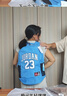 Jordan耐克AJ喬丹23號美式學(xué)生雙肩包 大容量多袋戶外通勤   北卡藍 曬單實拍圖