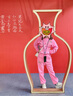 LALABOBO【商場(chǎng)同款】小熊休閑衛褲寬松顯瘦束腳多巴胺運動(dòng)褲LBDC-WXZC19 粉色 常規 M 曬單實(shí)拍圖