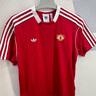 阿迪達斯adidas曼聯(lián)男足球系列短袖球衣 JF0386 曬單實(shí)拍圖
