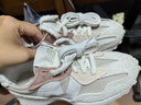 NEW BALANCE NB官方25新款情侶款毛絨鞋帶輕便百搭舒適休閑鞋327系列 米色/白色/米白色 U327WTL 38.5 (腳長24cm) 曬單實拍圖