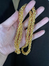 吉財(cái)運(yùn)足金9999黃金龍骨龍頭粗金包銀項(xiàng)鏈男實(shí)心大金鏈子霸氣金店同款男 金4克-總重約80克-龍頭龍骨項(xiàng)鏈 曬單實(shí)拍圖