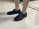 日泰皮鞋男夏季2025新款商務(wù)休閑軟底涼皮鞋男爸爸鞋舒適透氣鏤空皮鞋 黑色 跟高2.5cm 43 曬單實(shí)拍圖