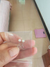 戚小米淡水珍珠耳釘女S999純銀耳環(huán)高級感氣質(zhì)大氣彎鉤饅頭耳飾養(yǎng)耳防掉 4mm白色珍珠彎鉤一對【999足銀】 曬單實(shí)拍圖