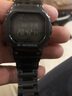 卡西歐（CASIO）小方塊gshock網(wǎng)紅明星同款金塊銀塊太陽(yáng)能運動(dòng)日韓手表送男友禮物 GMW-B5000GD-1光能藍牙黑武士 曬單實(shí)拍圖