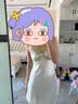 津炳勝吊帶睡裙女夏季可外穿性感純欲蕾絲睡衣帶胸墊冰絲大碼無袖居家服 綠色碎花帶胸墊【防尷尬，零束縛】 L 【建議100-120斤】 曬單實拍圖