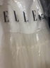ELLE KIDS同色里襯】夏季女童甜美風A字版U型領(lǐng)親膚背心網(wǎng)紗休閑連衣裙 曬單實拍圖