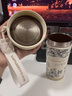 尚明保溫水杯咖啡杯鈦銀內(nèi)膽旋轉式可拆洗女生便攜高顏值禮物2024新款 蔚藍花園 曬單實拍圖