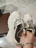 駱駝（CAMEL）丑萌工裝馬丁靴女鞋年厚底高幫鞋女登山鞋 L24W283645 杏色 37 曬單實拍圖