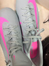 耐克NIKE男足球鞋 刺客VAPOR 16 TF碎釘運(yùn)動(dòng)鞋F(xiàn)Q8449-301爆炸粉42.5 曬單實(shí)拍圖