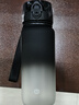 京東京造 運動水杯  tritan水杯運動水壺大容量外出便攜帶 黑白漸變650ml 曬單實拍圖