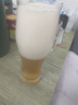 青蘋果帶把水杯茶杯 扎啤杯啤酒杯 無鉛玻璃杯可樂杯飲料杯4只裝320ml 曬單實(shí)拍圖