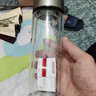 【?京東物流配送】高硼硅雙層玻璃杯大容量泡茶杯水杯子茶水分離 【雙層加厚】茶杯 350ml 1只 曬單實(shí)拍圖
