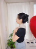 LUCYLEE日本護脖帶熱敷按摩保暖醫用護肩頸椎保暖按摩富貴包護頸儀脖套 純棉護頸脖套【深灰色】 曬單實(shí)拍圖