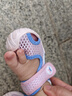 卡特兔兒童涼鞋男童學(xué)步鞋夏季嬰兒鞋包頭透氣網(wǎng)面女童機(jī)能童鞋X2BEB14 曬單實(shí)拍圖