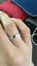 卡地亞（Cartier）戒指男女同款 3毫米寬鑲嵌鉆石CDE對戒情侶婚戒 B4051300 鉑金 51 曬單實拍圖