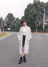 CAMILA KSENIA馬丁靴女秋冬季2025年新款高級感簡(jiǎn)約英倫厚底真皮內增高顯瘦短靴黑色37 曬單實(shí)拍圖