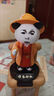 元氣小猴蝦仁手辦沙雕動(dòng)畫(huà)周邊中控臺裝飾品創(chuàng  )意搞怪桌面支架車(chē)載手辦擺件 黃色-布衣蝦仁車(chē)載擺件【1個(gè)裝】 曬單實(shí)拍圖