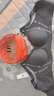 赫蓮娜（HR）內衣女士文胸小中胸無(wú)痕聚攏胸罩提拉收副乳蜜桃胸 深石灰 L 曬單實(shí)拍圖