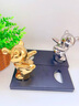 津盼紅酒架擺件2個創(chuàng)意輕奢高檔客廳餐邊柜玄關(guān)酒托擺設(shè)喬遷開業(yè)禮品 紅酒架擺件【金+銀】 曬單實拍圖