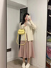 JAVC2025年別致漂亮春秋內(nèi)搭打底衫女秋冬小香溫柔風(fēng)毛衣針織開衫上衣 白色 M 建議 90斤-110斤 曬單實(shí)拍圖