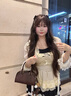 CinvaiKrose【趙昭儀同款】包包女包2025新款保齡球斜挎包生日七夕情人節(jié)禮物 咖啡色【送女友老婆女生禮物走心】 曬單實(shí)拍圖