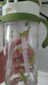 愛(ài)得利（evorie）兒童吸管水杯 嬰兒學(xué)飲杯寶寶喝水杯防漏吸管杯帶手柄水壺300ml 曬單實(shí)拍圖