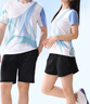 范迪慕運(yùn)動(dòng)套裝男春夏健身跑步田徑訓(xùn)練服羽毛球服女 幾何線條-男款 XL 曬單實(shí)拍圖