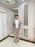 恰凡（QIAFAN）媽媽秋裝2025新款套裝休閑運(yùn)動服兩件套中老年女春秋時(shí)尚連帽外套 杏色 3XL  （推薦118~130斤） 曬單實(shí)拍圖