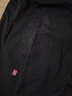 逐夢(mèng)顏（ZHUMENGYAN）國(guó)風(fēng)新款重工刺繡潮流半袖夏裝純色男士t恤2025短袖套頭衫上衣服 黑色【貴族定制純棉荷花刺繡款】 M 曬單實(shí)拍圖