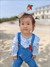 G.DUCKKIDS小黃鴨童裝女夏裝一周歲衣服女寶寶0-3歲嬰兒套裝5小童女孩兩件套 黃色 90 尺碼1~2歲【 80-90cm】 曬單實(shí)拍圖