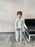 班喜迪女童外套春秋款2025新款女寶寶洋氣公主秋裝開衫上衣兒童秋季童裝 藍色 90 曬單實拍圖