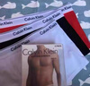 Calvin Klein內衣男士三條裝ck提花腰邊低腰棉質(zhì)貼身防夾臀四角褲平角內褲男 U2664I03-海軍藍/楓葉紅/月光白 3條 L 曬單實(shí)拍圖