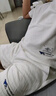 DIDGERIDOO官方潮牌短袖套裝男女款美式休閑寬松純棉T恤短褲兩件套情侶套裝 白色短袖+藍色短褲（NE12） 2XL（建議170-200斤） 曬單實拍圖