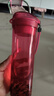 特百惠（Tupperware）600ml水杯晶彩MAX茶韻杯帶茶隔大容量水壺學(xué)生運(yùn)動(dòng)辦公茶杯 寶石紅 600ml 曬單實(shí)拍圖