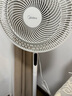 美的（Midea）【颶風(fēng)節(jié)能】七葉柔風(fēng)立式電風(fēng)扇/家用輕音落地扇/臺式小型風(fēng)扇/大風(fēng)力遙控定時(shí)搖頭風(fēng)扇 SAH35BSJ 曬單實(shí)拍圖