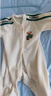 G.DUCKKIDS小黃鴨童裝新生嬰兒衣服男寶寶連體衣春秋純棉外出服哈衣薄款春裝 米黃色 偏小 80cm (建議6-9個月，7-10KG) 曬單實拍圖