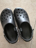 卡駱馳crocs經(jīng)典特林洞洞鞋|206340 黑色-001 41/42(260mm)  曬單實(shí)拍圖