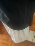 無印良品（MUJI）女式雕版印染抽褶輕便長(zhǎng)裙長(zhǎng)半身裙夏季款裙子純棉女裝25年 灰色圖案 M (160/66A) 曬單實(shí)拍圖